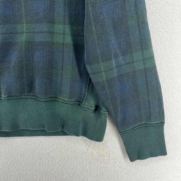 PENN STATE Hoodie Adult M NITTANY LIONS PSU Sweatshirt Blackwatch Plaid Green - Picture 10 of 15